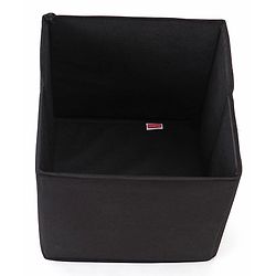 Babyhug Sto-Sit Foldable Storage Box Cum Stool - Black & Blue Heart