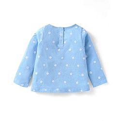 Babyhug Disney Single Jersey Knit Full Sleeves Night Suit with Winnie the Pooh Graphics - Light Blue