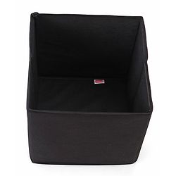 Babyhug Sto-Sit Foldable Storage Box Cum Stool - Black & Blue Heart
