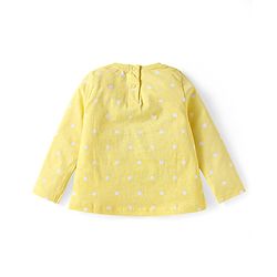 Babyhug Disney Single Jersey Knit Full Sleeves Night Suit with Minnie Mouse Graphics - Yellow