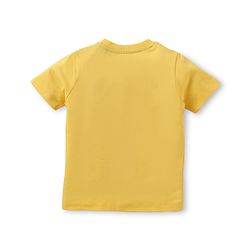 Babyhug Cotton Knit Half Sleeves T-Shirts With Animal Print Pack Of 3 - Yellow & Purple