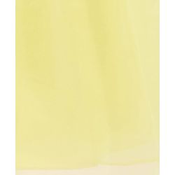 Babyhug Woven Sleeveless Party Dress with Floral  Embroidery on Yoke - Yellow