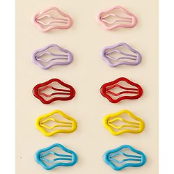 Babyhug Snap Clips Pack of 5 - Multicolor