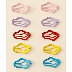 Babyhug Snap Clips Pack of 5 - Multicolor