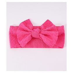 Babyhug Free Size Headbands With Bow Applique Pack Of 4 - Multicolour