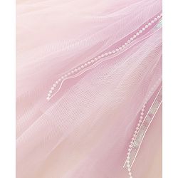 Babyhug Clip with Bow Applique & Veil - Purple