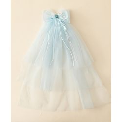 Babyhug Clip with Bow Applique & Veil - Purple