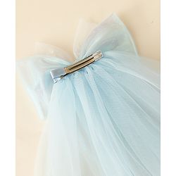 Babyhug Clip with Bow Applique & Veil - Purple