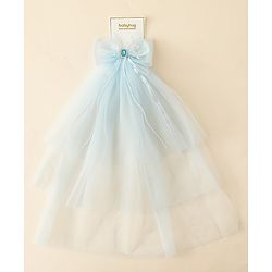 Babyhug Clip with Bow Applique & Veil - Purple