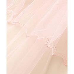 Babyhug Hair Clip with Bow Applique & Veil - Pink