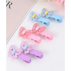 Babyhug Hair Pins And Clips Pack Of 6 - Multicolour