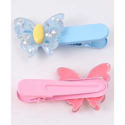 Babyhug Hair Pins And Clips Pack Of 6 - Multicolour