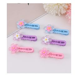 Babyhug Hair Pins And Clips Pack Of 6 - Multicolour