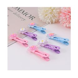 Babyhug Hair Pins And Clips Pack Of 6 - Multicolour