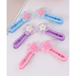 Babyhug Hair Pins And Clips Pack Of 6 - Multicolour