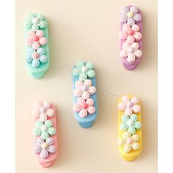 Babyhug Hair Pins And Clips Pack Of 5 - Multicolour