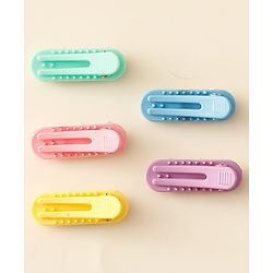 Babyhug Hair Pins And Clips Pack Of 5 - Multicolour