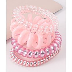 Babyhug Hair Accessories Combo Sets with Bow Applique - Pink