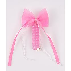 Babyhug Hair Accessories Combo Sets with Bow Applique - Pink