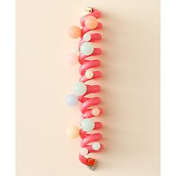Babyhug Hair Clips with Pearl Applique Pack of 2 - Multicolor