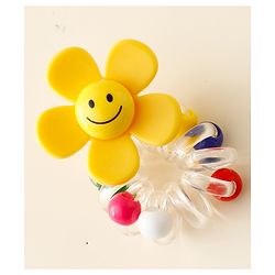 Babyhug Hair Clips with Floral Applique Pack of 2 - Multicolor