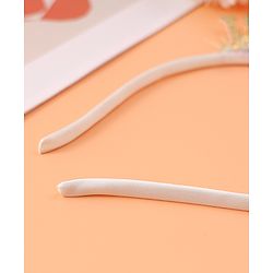 Babyhug Free Size Hair Band With Its My Birthday Applique - Silver