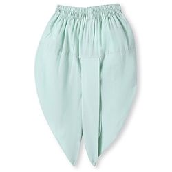 Babyhug Cotton Woven Full Sleeves Kurta Dhorti Set with Floral Embroidery - Sea Green