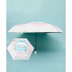 Babyhug Cartoon Printed Umbrella - Light Pink