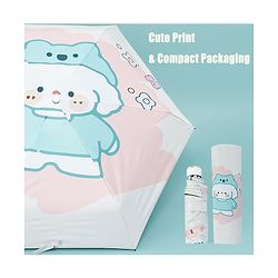 Babyhug Cartoon Printed Umbrella - Light Pink