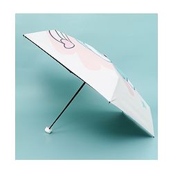 Babyhug Cartoon Printed Umbrella - Light Pink