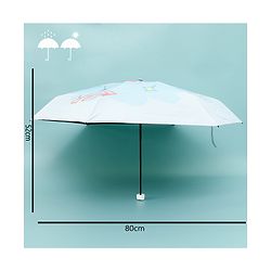 Babyhug Teddy Bear Printed Umbrella - Light Blue