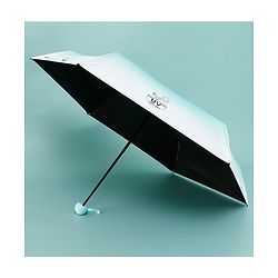 Babyhug Solid Colour Umbrella - Blue