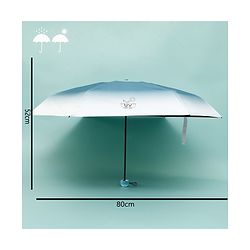 Babyhug Solid Colour Umbrella - Blue