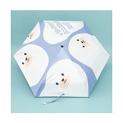 Babyhug Kids Umbrella with Bear Print - Light Blue