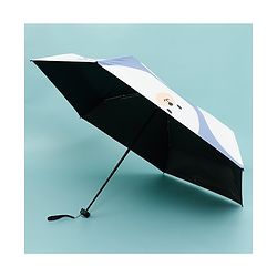 Babyhug Kids Umbrella with Bear Print - Light Blue