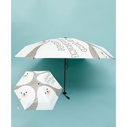 Babyhug Kids Umbrella with Bear Print - Light Blue