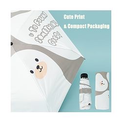 Babyhug Kids Umbrella with Bear Print - Light Blue