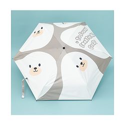 Babyhug Kids Umbrella with Bear Print - Light Blue
