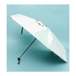 Babyhug Kids Umbrella with Bear Print - Light Blue