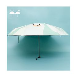 Babyhug Kids Umbrella with Bear Print - Light Blue