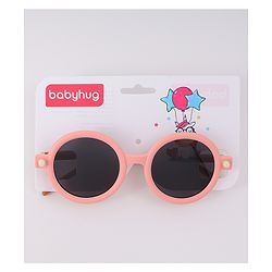 Babyhug Free Size Oval Shaped Sunglasses - Pink