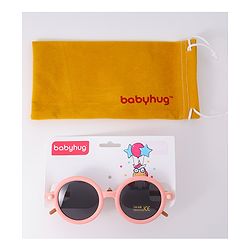 Babyhug Free Size Oval Shaped Sunglasses - Pink