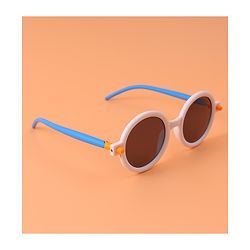 Babyhug Free Size Oval Shaped Sunglasses - White