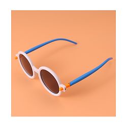 Babyhug Free Size Oval Shaped Sunglasses - White