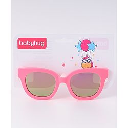 Babyhug Free Size Wayfarer Shaped Sunglasses - Pink