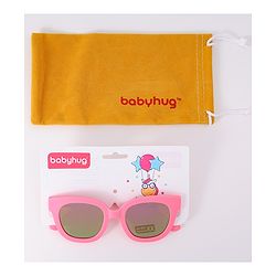 Babyhug Free Size Wayfarer Shaped Sunglasses - Pink