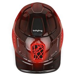 Babyhug Premium Safety Helmet & Protective Gear Set Size XXS - Red