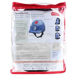 Babyhug Premium Safety Helmet & Protective Gear Set Size XXS - Red