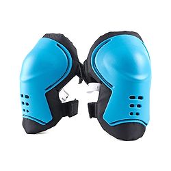 Babyhug Kids Safety Skating Cycling Protective Gear Set for Knee Elbow Wrist Guard Size XXS - Blue