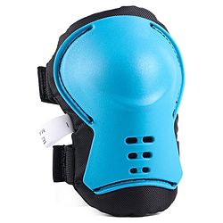 Babyhug Kids Safety Skating Cycling Protective Gear Set for Knee Elbow Wrist Guard Size XXS - Blue